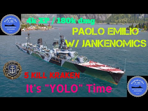 Paolo Emilio “YOLO” 4k XP Kraken : World of Warships Legends