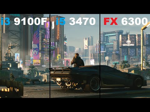 i3 9100F vs i5 3470 vs FX 6300