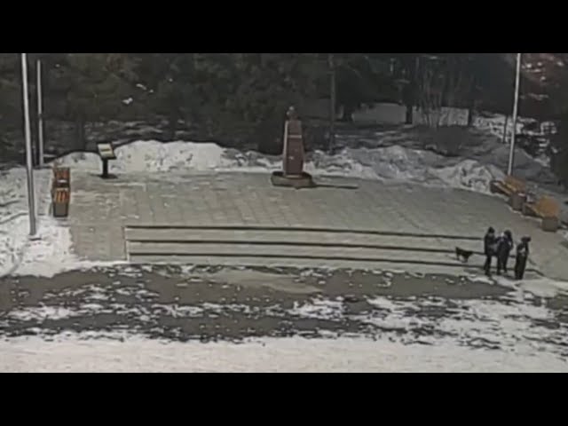Дети повредили памятник