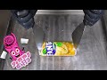ASMR GOLDEN GRAPE Fanta Ice Cream Rolls