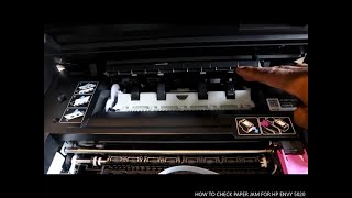 HOW TO CHECK PAPER JAM FOR HP ENVY 5020 ALL IN ONE WIRELESS PRINTER