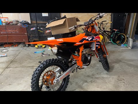 First Ride on a 2022.5 KTM 250Sxf Factory Edition