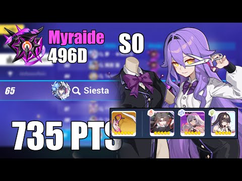 [SEA HI3] Nirvana Abyss - 496D ( 735 ) MMG (S0) HTR (SS1) ) CN (SSS) Kiana elf 4* AKA Boss
