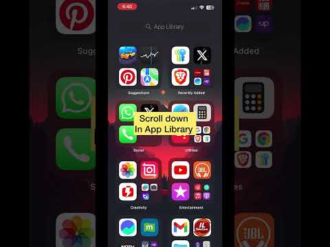 How to see hidden apps in iPhone | iOS 18.0 latest update