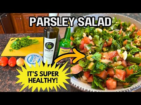 PARSLEY SALAD: 🥗 Fresh 10-Minute Recipe That Will Upgrade Your Everyday Meals! 💚 Healthy and Tasty ✨