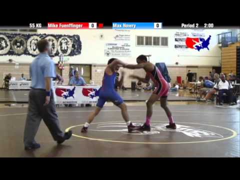 2012 Univ. WTT: 55 KG - Mike Fuenffinger (Minnesota Storm) vs. Max Nowry (NYAC)