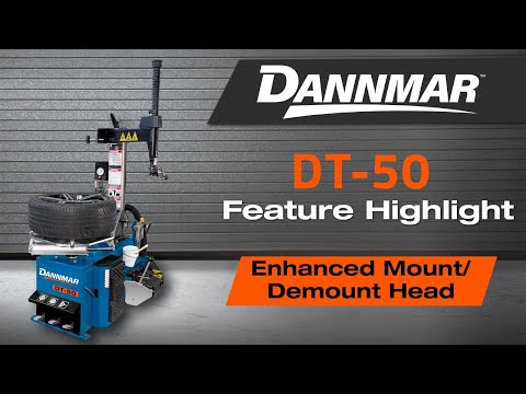 Dannmar DT-50: Enhanced Mount/Demount Head with Tire Compression Roller