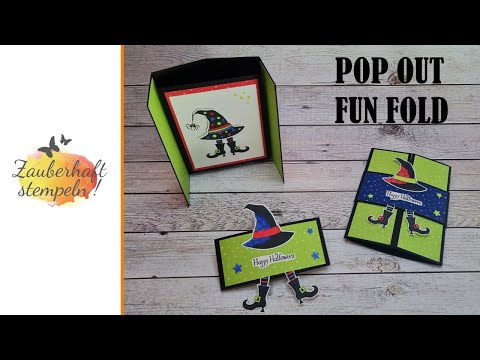 POP OUT FUN FOLD Karte | BEWITCHING | Happy Halloween | besondere Karte | schnell | Stampin' Up!