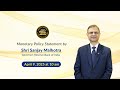 Monetary Policy Statement By Shri Sanjay Malhotra RBI Governor April 09 2025