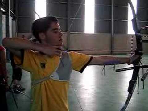Tiro con Arco - Anxo Grandal disparando
