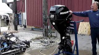 2007 25HP MERCURY EFI OUTBOARD PRETTY BOAT MOTOR