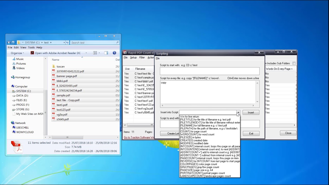 How to find out if a pdf is scanned / OCR'ed or not and which is an image pdf pages
