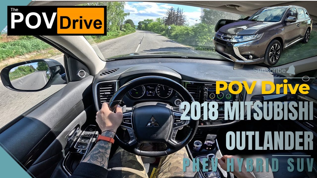 2018 Mitsubishi Outlander 2.0 PHEV Hybrid 121hp | POV Test ...