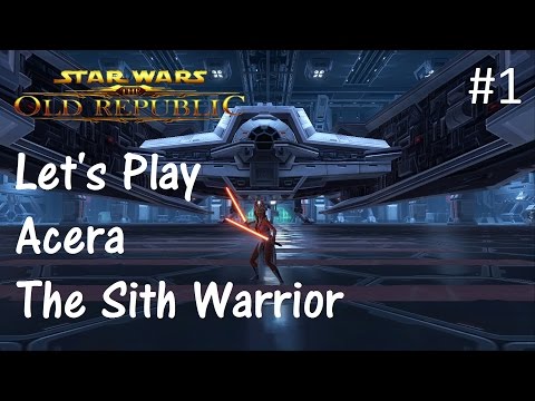 Let's Play SWTOR: Sith Warrior Part 1 [Introduction]