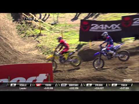 Romain Febvre and Clement Desalle battle MXGP of Czech 2015 - motocross