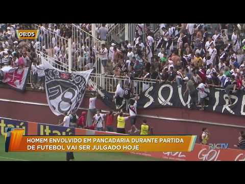 Homem envolvido em pancadaria durante partida de futebol é julgado nesta quinta-feira, em Joinville