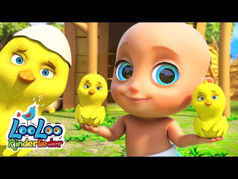 Das kleine Küken piept - Beliebtes Kinderlied - Musik für Kinder - Kinderlieder LooLoo