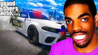 Jake Plays GTA RP As A Cop🔫💥 (HIGH SPEED CHASE)