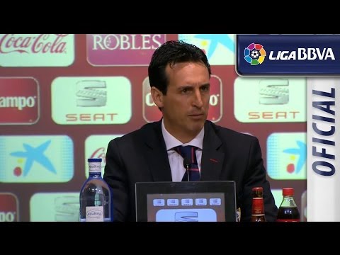 Rueda de Prensa de Emery tras el Sevilla FC (1-0) Real Sociedad - HD