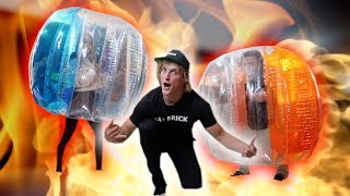 GIRL VS. DWARF BUBBLE BALL FIGHT! **aggressive**