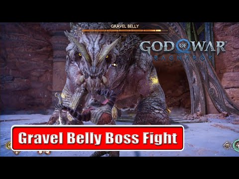 God of War Ragnarök | GRAVEL BELLY BOSS FIGHT (Alfheim - Forbidden Sands)