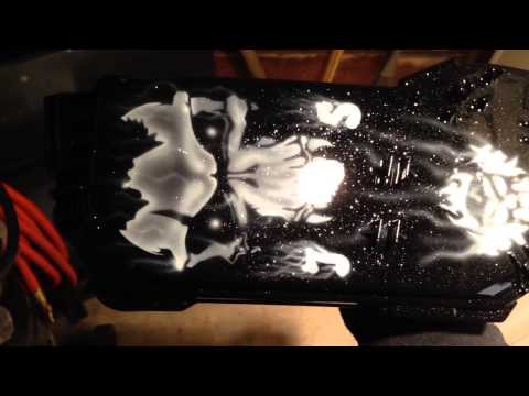 Mercedes c300 fusebox cover airbrush