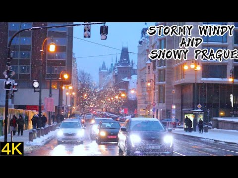 Winter has arrived in Prague,Czech Republic | 4K HDR