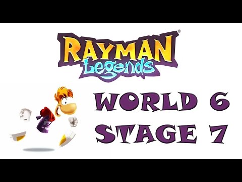 Rayman Legends Walkthrough - Living Dead Party - Grannies World Tour 8 Bit Edition