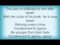 Cannibal Corpse - Condemned To Agony Lyrics