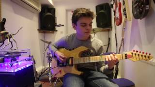 David Lee Roth/Jason Becker &quot;It&#39;s Showtime!&quot; Guitar Cover By 13 Year Old Alex Ayres