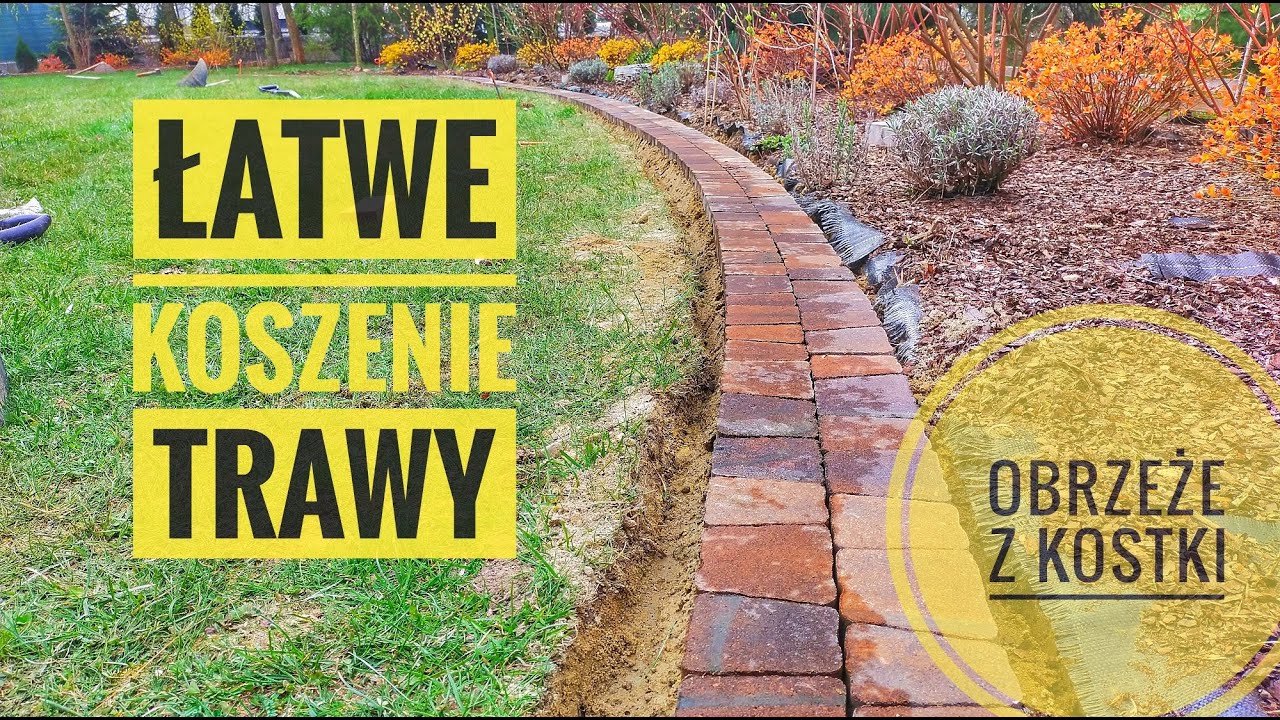 Obrzeże ogrodowe trawnikowe Opaska z kostki brukowej ZRÓB TO SAM #brukarz​ #brukarzyoutube​ #paving