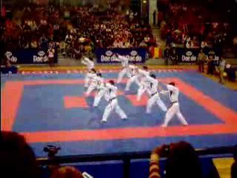 European Championships 2006 Kukkiwon Taekwondo Demonstration- Music Poomsae