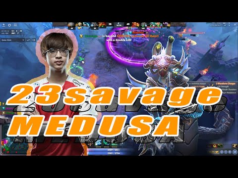 TOP 1 MMR SEA 23savage MEDUSA (19-4-13) Dota 2 Highlights