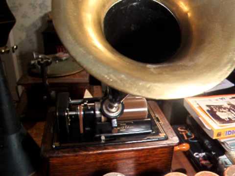 Edison Brown wax Cylinder Record 1890's - Georgia Camp Meeting - Edison Concert Band