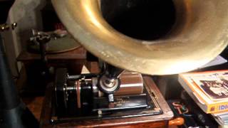 Edison Brown wax Cylinder Record 1890's - Georgia Camp Meeting - Edison Concert Band