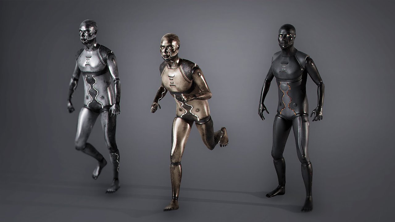 Rob&ocirc; Android Modelo 3D