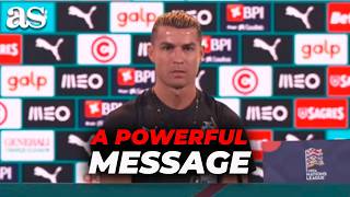 Cristiano Ronaldo TURNS a SIMPLE QUESTION into a POWERFUL LIFE LESSON