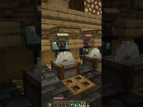 Waiting For Villager Restock #minecraft #shorts