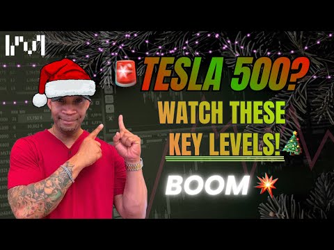🚨Tesla 500? Watch These Key Levels!🎄