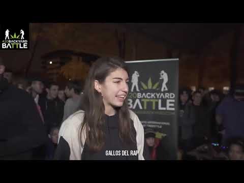 LITZEN vs SARA SOCAS Backyard Battle Semifinal Internacional Callejera 2019   420