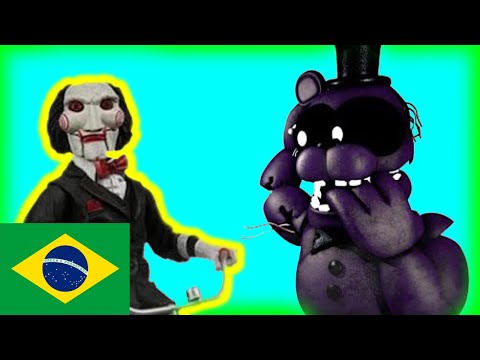 Animatronics from FNAF and your favorite horror movie characters (Five Nights At Freddy's PT-BR)