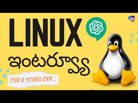 ChatGPT - Linux interview questions and answers for 2 years of experience in telugu