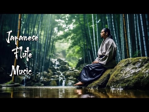 Soothing Rainy Day in the Bamboo Garden - Japanese Flute Music For Meditation, Healing, Soothing