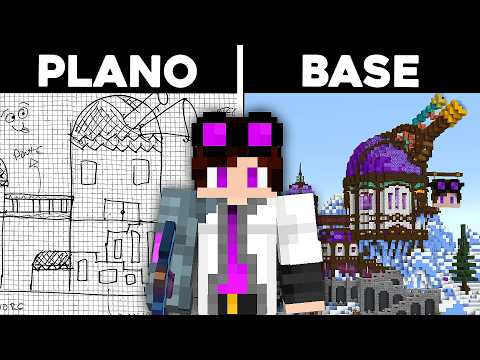 esse DESENHO virou MINHA BASE no Minecraft