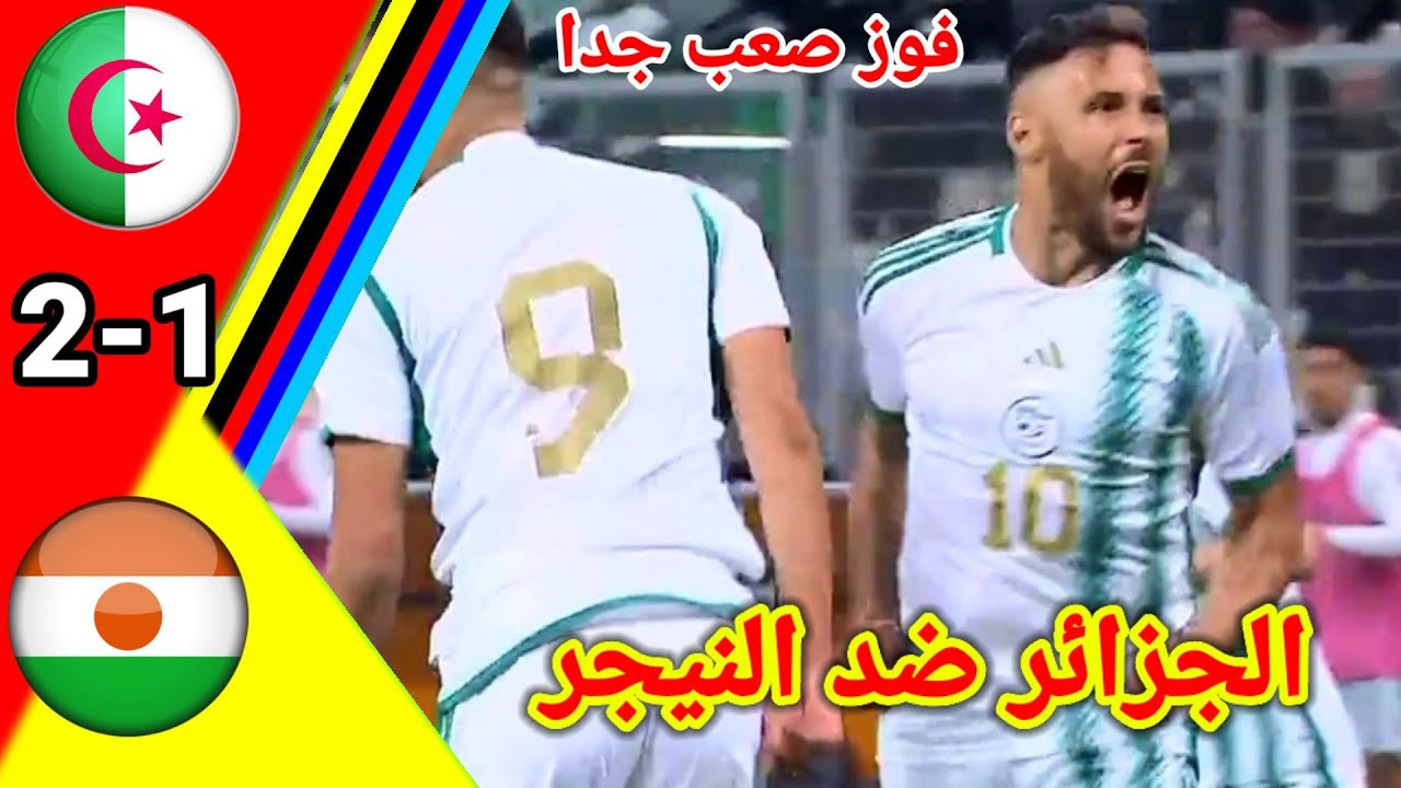 شاهد  ملخص مباراة الجزائر ضد النيجر - الجزائر ضد النيجر - ALG vs NIG