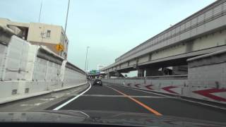 Japan car cab ride video.