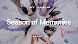 Download lagu [▶𝐏𝐋𝐀𝐘𝐋𝐈𝐒𝐓] 2025 여자친구 10주년 콘서트 SETLIST | GFRIEND 10th Anniversary Season of Memories 셋리스트 플레이리스트 mp3