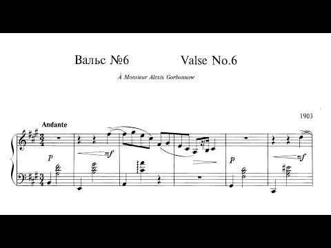 Mily Balakirev - Valse No.6 [1903]