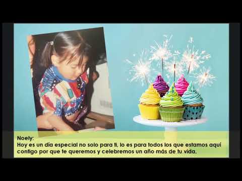 Feliz Cumpleaños Noely