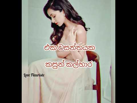 Eka Wasanthayaka lyrics  - song by kasun Kalhara ❤️